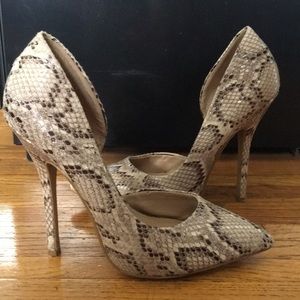 Snakeskin Heels